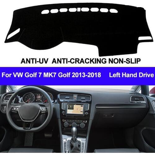 TAIJS Car Dashboard Cover For Volkswagen VW Golf 7 MK7 Golf 2013 2014 2015 2016 2017 2018 Golf7 Dash Mat Dash Pad Carpet ANti-UV