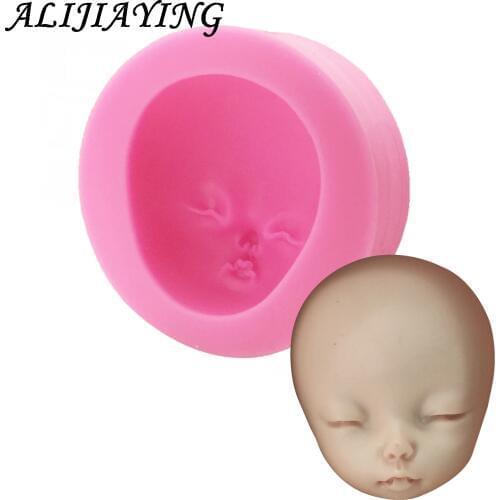 Baby Face Silicone Mold Fondant Mould Cake Decorating Tools Chocolate Gumpaste Molds, Sugarcraft, Kitchen Gadgets D0957