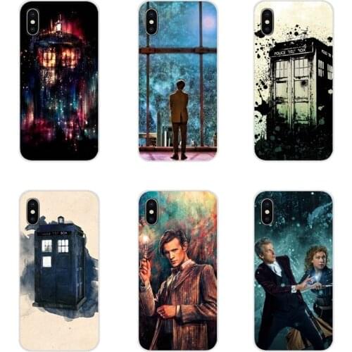Doctor Who Tardis Police Box For Samsung A10 A30 A40 A50 A60 A70 Galaxy S2 Note 2 3 Grand Core Prime Transparent TPU Case Covers