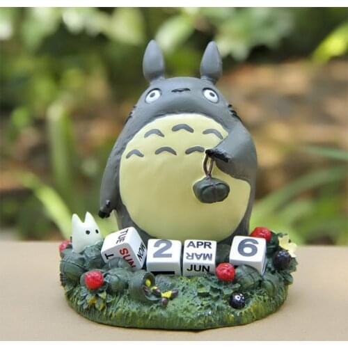 7CM Studio Ghibli Cartoon Totoros Anime Models Calendar Crafts Action Figure Doll Collectible Decor Toys for Kids Christmas Gift