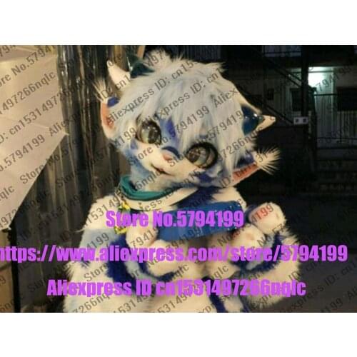 Customized Available REAL PHOTO dx0056 head CAT full sets husky dog Suit fursuit Costume fox Party Carnival Gift