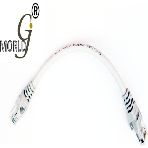 0.5FT Grey Color CAT6 UTP Round Cable Ethernet Cables 15cm Network Wire RJ45 Patch Cord Lan Cable Internet Cables Made In China