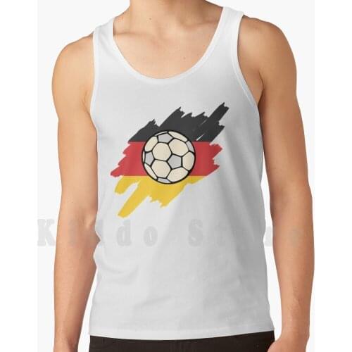 Handballfreunde Deutschland Tank Tops Vest 100% Cotton Handball Handballtime Handballgirl Handballlife Handballworld