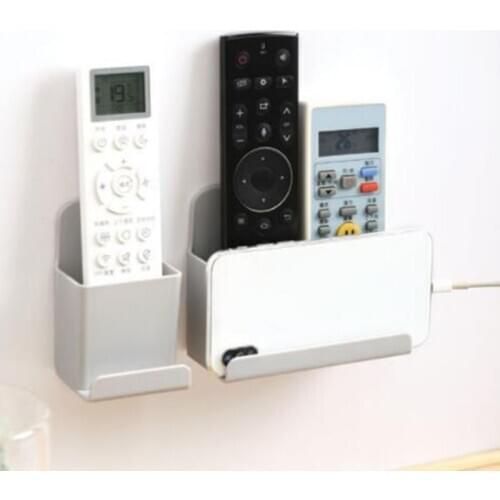 Multifunctional Nail-Free Wall-mounted Shelf Garbage Bag Remote Control Sundries Kitchen Bathroom Study Storage Box