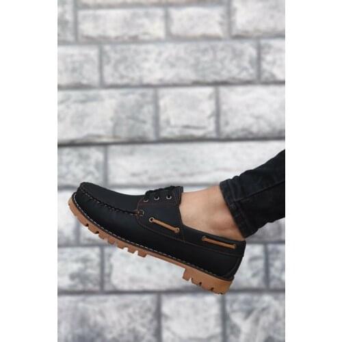 Men Shoes Orthopedic Shoes High Quality Men Women Genuine Leather Adjustable Black Lace-Up Classic Shoes