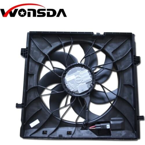Fit for Mercedes-Benz W166GL Electric Fan Radiator Brushless Motor Fan engine cooling condenser new aftermarket parts Assembly