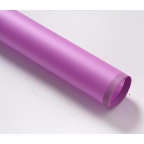 2 0pcs Half Clear Water Resistant Flowers Wrapping Paper Gift Wrapping Paper Matte Flowers Bouquet Packaging Supplies Materials