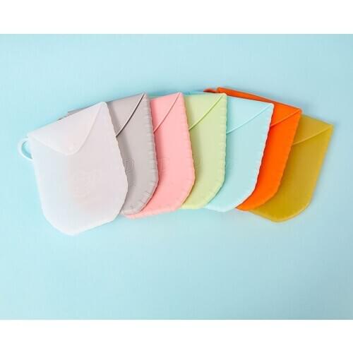 Portable Foldable Silicone Mask Storage Bag Dustproof And Moisture-Proof Cover Holder Case Storage Bag Organizers