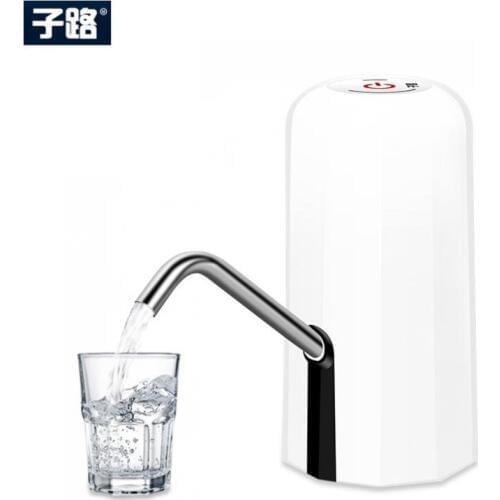 Portable Touch-tone Wireless Rechargeable Electric Dispenser Water Pump with USB Cable and for 4.5L - 18.9L Barrelled Water