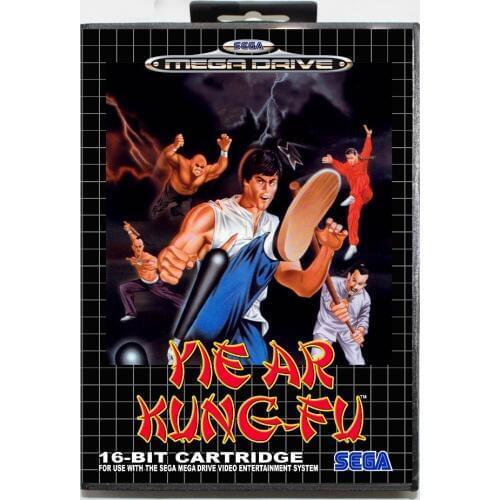 Yie Ar Kung Fu 16 bit MD Game Card With Retail Box For Sega Mega Drive For Genesis