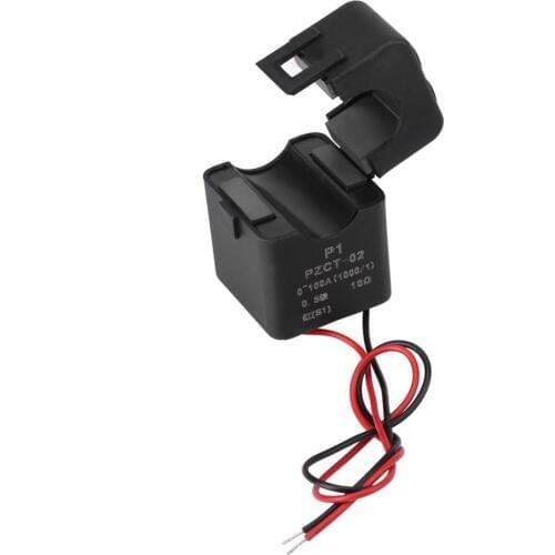 PZCT-02 Split Core Current Transformer Coil Sensor100A Amp Energy Meter For Digital Ammeter Miniature Energy Meter