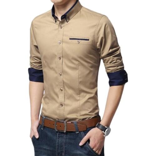 Business Men Solid Color Long Sleeve Color Block Cuff Slim Buttons Down Shirt Comfortable Linen Casual Loose Holiday Shirts Tops