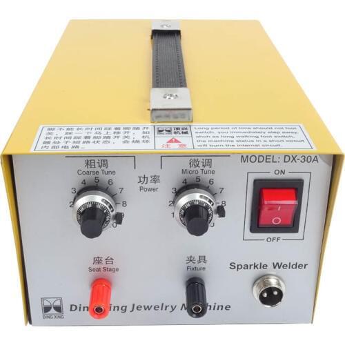 Handheld Laser Spot Welder Jewelry Welding Machine Necklace Pulse Spot Welder DX-30A