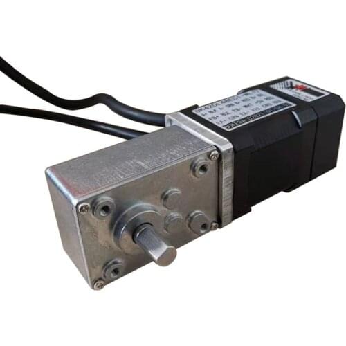 Closed loop NEMA 17 stepper motor with worm gear