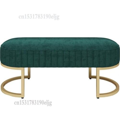 Nordic Ins Shoe Changing Stool Home Door Trial Shoe Stool Cloakroom Stool Modern Simple Strip Wear Shoe Bed End Stool