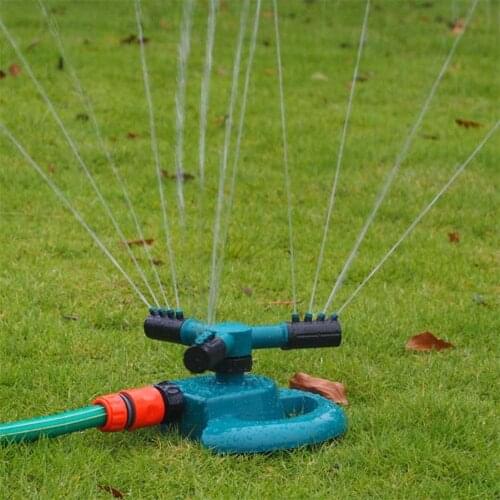 Water Sprinkler Green/Blue Irrigation System Rotated 360° Trident Plastic Nozzle Practical ABS+PP Flowers Sprayer