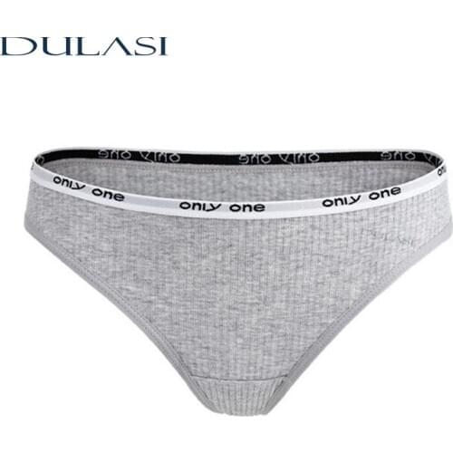 Women Underwear Sexy Panties Comfortable Cotton Thong Low Rise Female Underpants S-XL Lingerie Simple G String New Hot Recommed