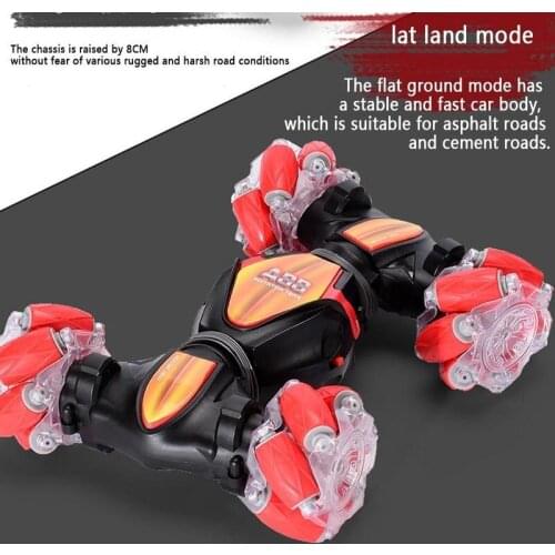 Stunt Remote Control Car 1:18 Climbing And Twisting Cars 4wd Gesture Sensor Rc Double Side Driving Off-road Vehicle For Kids Toy