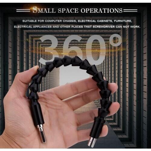 Flexible Shaft Extension Bits Electric Drill Screwdriver Bit Multifunctional Universal Snake flexible Hose Cardan Shaft Connecti