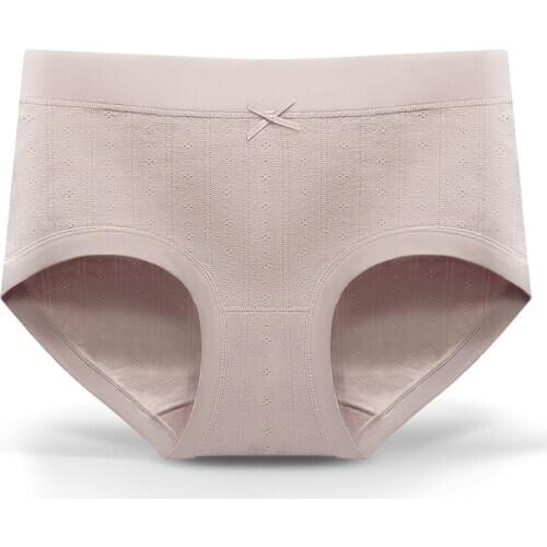 High-Quality Womens underwear Pure cotton Women Briefs For Solid mid-Rise Womens shorts Girls Panties Underwear