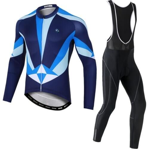 YOCENE Men Polyester E-Bike Motorbike Clothes Wholesale Soft Breathable Cycling Long Sleeve Wear Fashion Sets