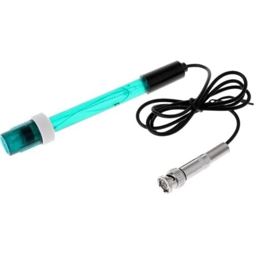 Single PH Electrode BNC Connector Replacement 0.00~14.00pH Measuring Range Probe