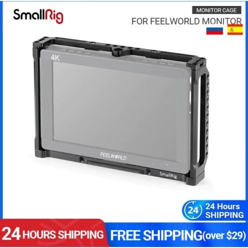 SmallRig 7"Monitor Protective Cage for Feelworld T7/703/703S/F7S Form Fitting Monitor Cage With Nato Rail - 2233