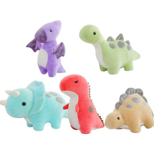 1PC New Cute Cartoon Dinosaur Toys Doll Plush Soft Dinosaur Pillow Cushion Stuffed Toys Dolls For Children Birthday Trendy