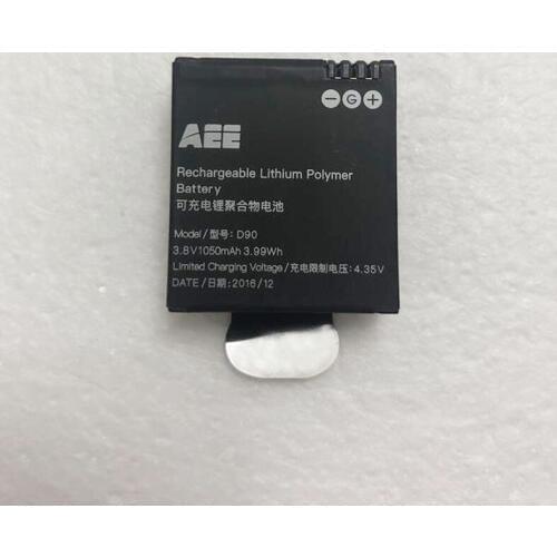 2pcs/lot 100% new 3.8V 1050mah battery for AEE D90 S90 S91B lyfe battery