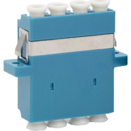 25pcs LC UPC Quad Fiber Optic Adapter LC Fiber optic Coupler / Attenuator Fiber flange Quad 4 Ports Fiber connector