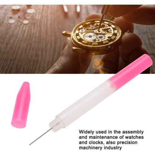 3Pcs/Set Lubricant Oiler Pen Tip Mini Lubricant Oil Pen Needle Watch Clock Sewing Repair Tools Lightweight Watch Repairing Tools