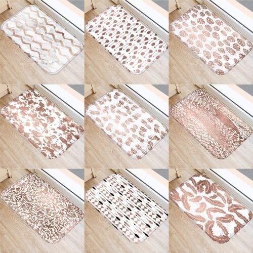 40x60cm Cute Diy Print Floor Mat Bathroom Ground Mat Slip Door Bath Pad Rug Living Room Kitchen Carpet Home Decor