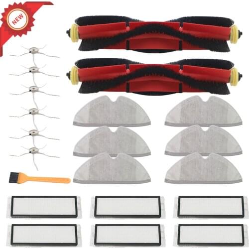 For XiaoMi Roborock S5 Max S50 S51 S55 S6 S60 S6 Pure S5Max Vacuum Accessories Mop Cloth HEPA Filter Main Brush Side Brush Parts