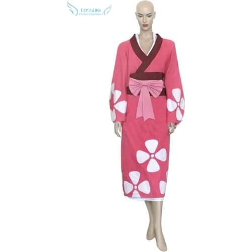 High Quality Samurai Champloo Fuu Kimono Cosplay Costume ,Perfect Custom For You