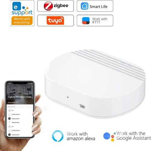 New Smart Home Zigbee Bridge Zigbee 3.0 APP Wireless Remote Controller Smart Bridge Works with Alexa Google Home