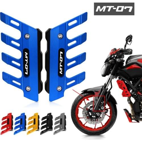 FOR YAMAHA MT07 MT-07 FZ-07 MT 07 2018 2019 2020-2021 Motorcycle mudguard side protection block front fender anti-fall slider