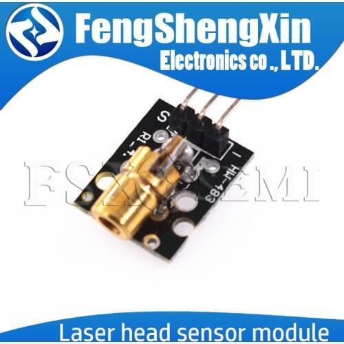 KY-008 650nm Laser sensor Module 6mm 5V 5mW Red Laser Dot Diode Copper Head