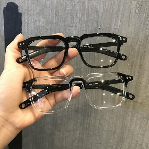 Fashion Anti Blue Light Blocking Square Frames Reading Glasses Clear Lens Computer Eyeglasses Unisex Classic UV400 Myopia