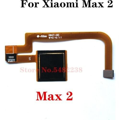 Original Fingerprint Sensor Flex Cable For Xiaomi Max 2 Mi max2 Touch ID Home Main Buttons Connector Fingerprint scanner Parts