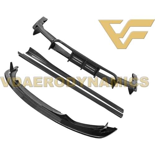 Suitable For 12-18 BMW F80 F82 M3 M4 VAD-ENS Carbon Fiber Full Lip Body Kit Front Lip Rear Lip Diffuser Side Skirts