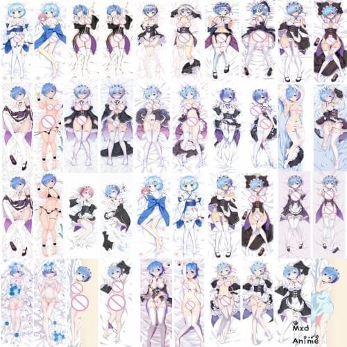 Japanese Anime Re Zero Starting Life in Another World Rem Dakimakura pillow cover hugging Body pillowcase