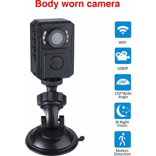 Police camera HD 1080P IR Night Vision MiNi car DVR Video Security Cam IR Night Vision Wearable Mini Camcorders camera