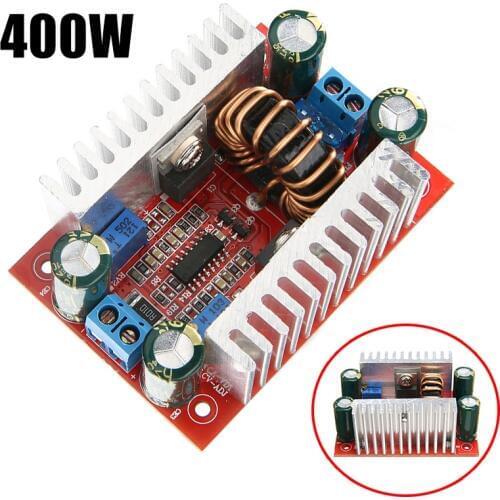 DC 400W Step-up Boost Converter Constant Current 8.5-50V to 10-60V Voltage Regulator Step Up Module Power Supply