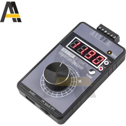 Precision 4-20mA 0-10V 0-5V Signal Generator Adjustable Voltage Current Simulator 0-22mA Voltage Analog Signal Source Calibrator