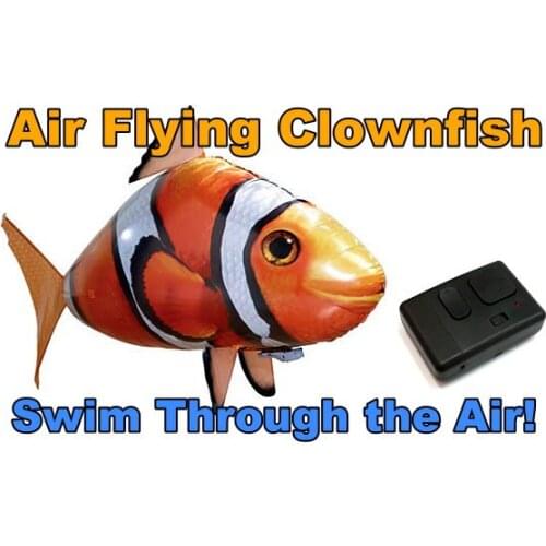 Remote Control Air Flying Clownfish Childrens Toy - 360 Degree Control air ranger remote control flying clown fish