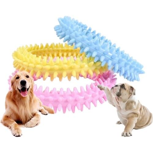 3 Colour Rubber Pet Dog Toys Puppy Popular Toys Pet Toothbrushes Dog Chew Toys Dog Toothbrush Teeth Cleaning Tool Pet Supplies