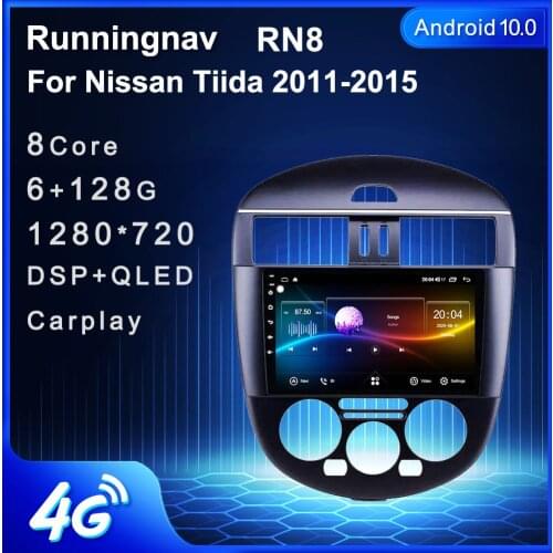 Runningnav For Nissan Tiida 2011-2015 Android Car Radio Multimedia Video Player Navigation GPS
