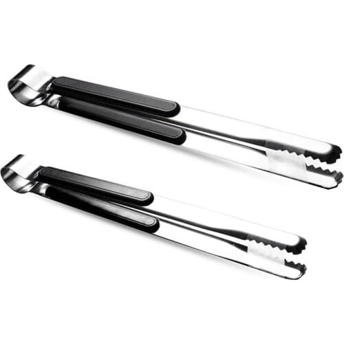 Barbecue Tongs,2 PCS Kitchen Tongs Long, Easy Grip Handle,Heat Resistant, 30 and 22.5CM for Cooking, Barbecue and More