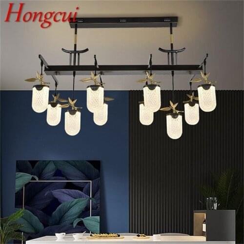 Hongcui Modern Pendant Light Luxury Brass LED Lamps Fixtures For Home Decorative Dining Living Room