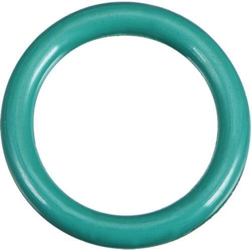 Uxcell O-Rings Fluorine Rubber 2mm Thick Seal Rings Sealing Gaskets Green for Car Door Window Electric Appliance Bearing